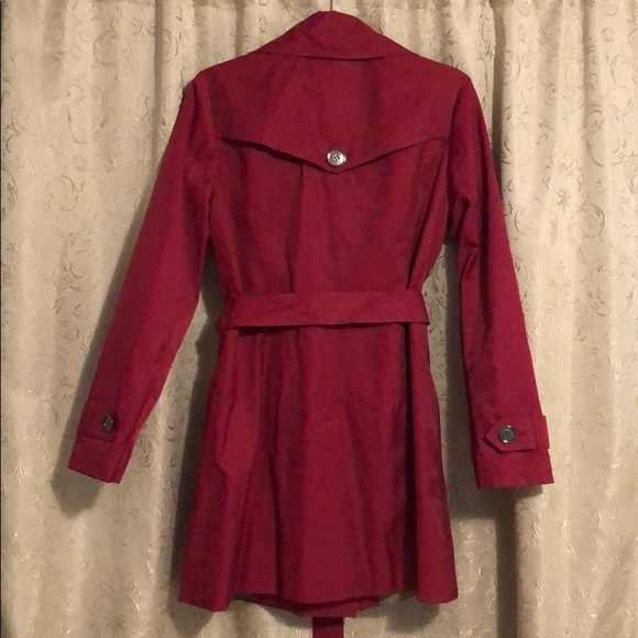 Michael Kors Pink Trench Coat - Picture 2 of 3